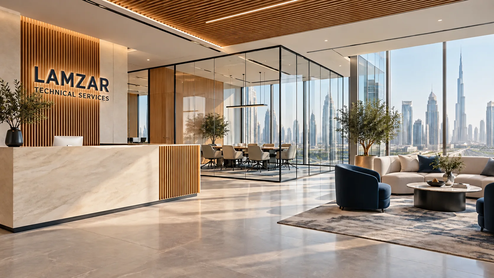 LAMZAR AI-created Interior Fit-Out concept
