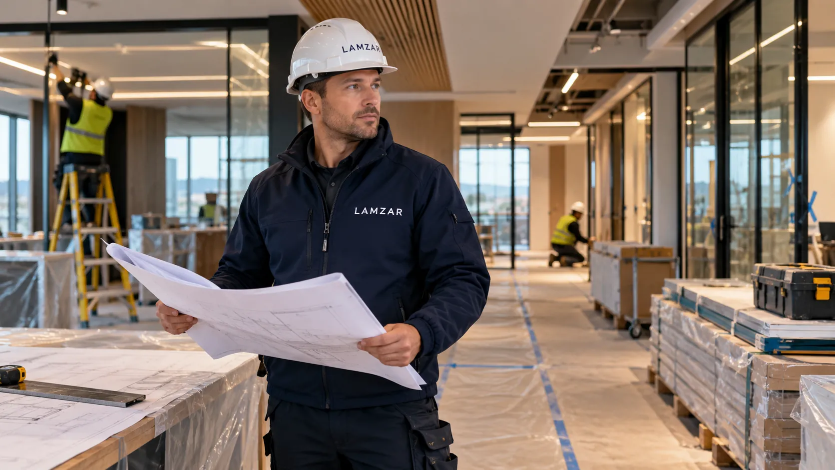 LAMZAR-branded illustrative projects & capabilities