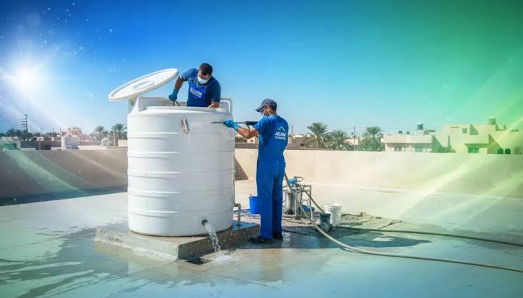Water tank cleaning and disinfection service in Dubai
